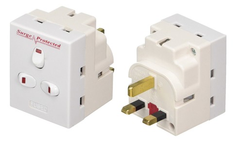 Multi plug extension lead - plug,