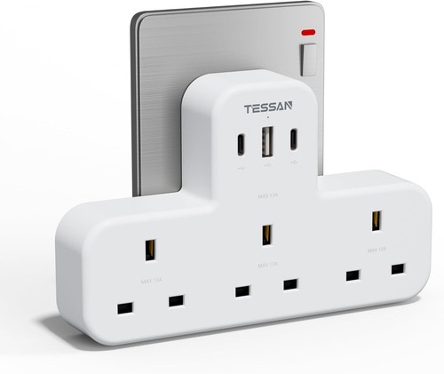 Plug extension socket with - plug,