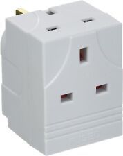 3 Way Triple Plug Block Mains