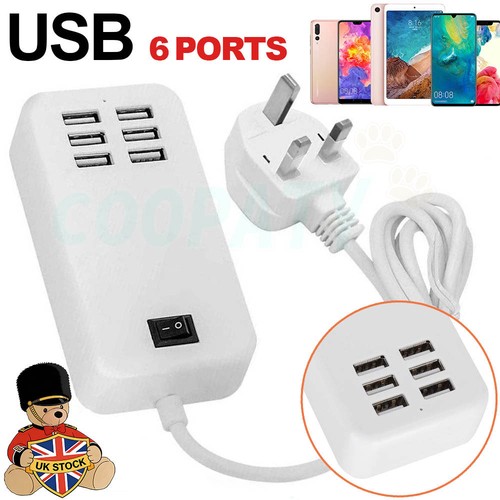 Multi ports usb - 6-ports,