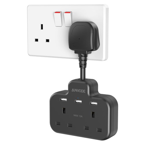 Double plug adaptor - double, usb