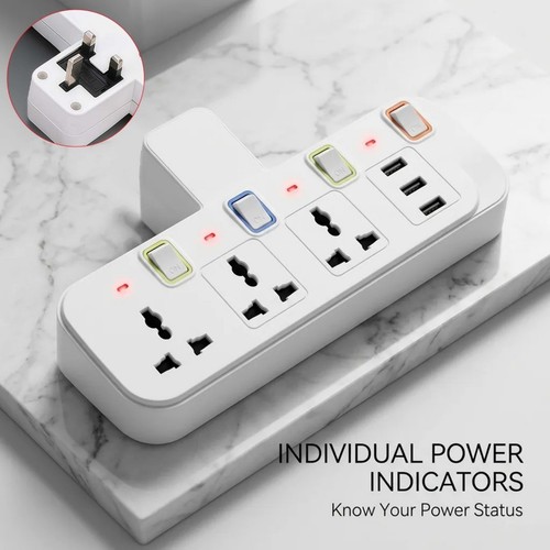 Multi plug extension - 6-in-1, 3