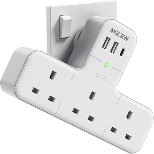 Mscien multi plug adaptor 6 - mscien,