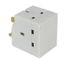 3 Way 3 Pin Plug Adaptor Multi