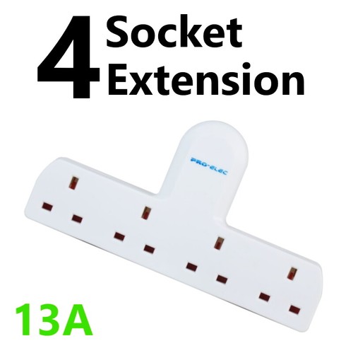 Gang extension socket multi - 4,