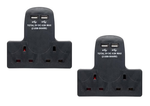 Way gang multi plug 13a - 2,