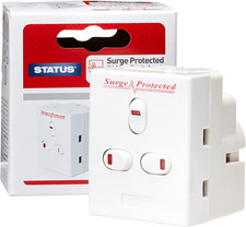 3 Way Multi Plug Adapter | UK