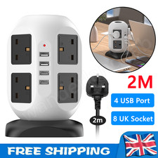 Extension 8 Way Tower Power