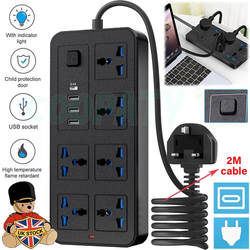 Way gang extension lead usb - 6,