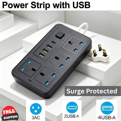 Surge protected extension lead - protected,